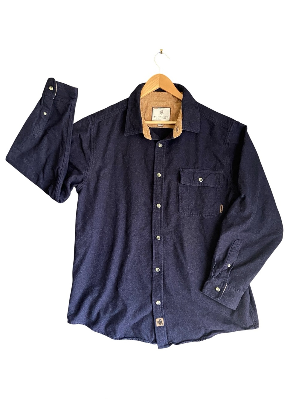 Legendary Whitetails | Men's Brushed Flannel Long Sleeve Button Down | Size L/G